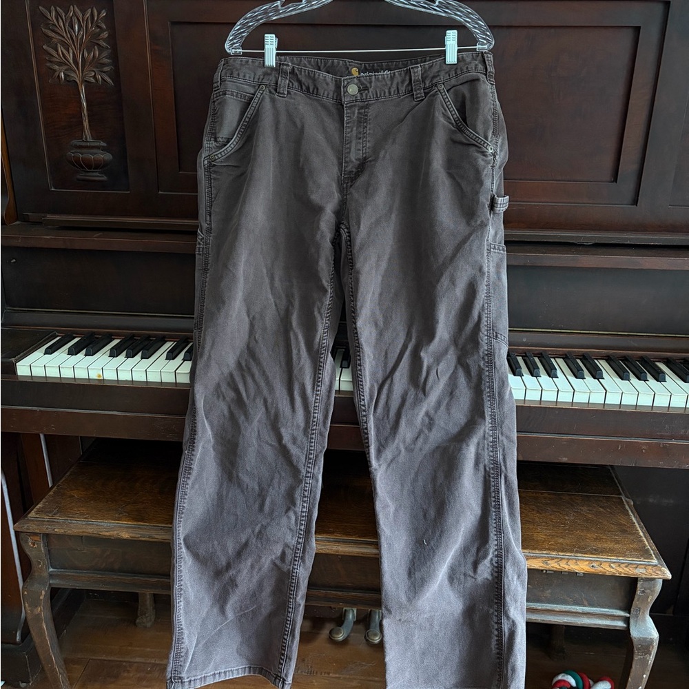 Carhartt Dark Brown Original Fit Pants